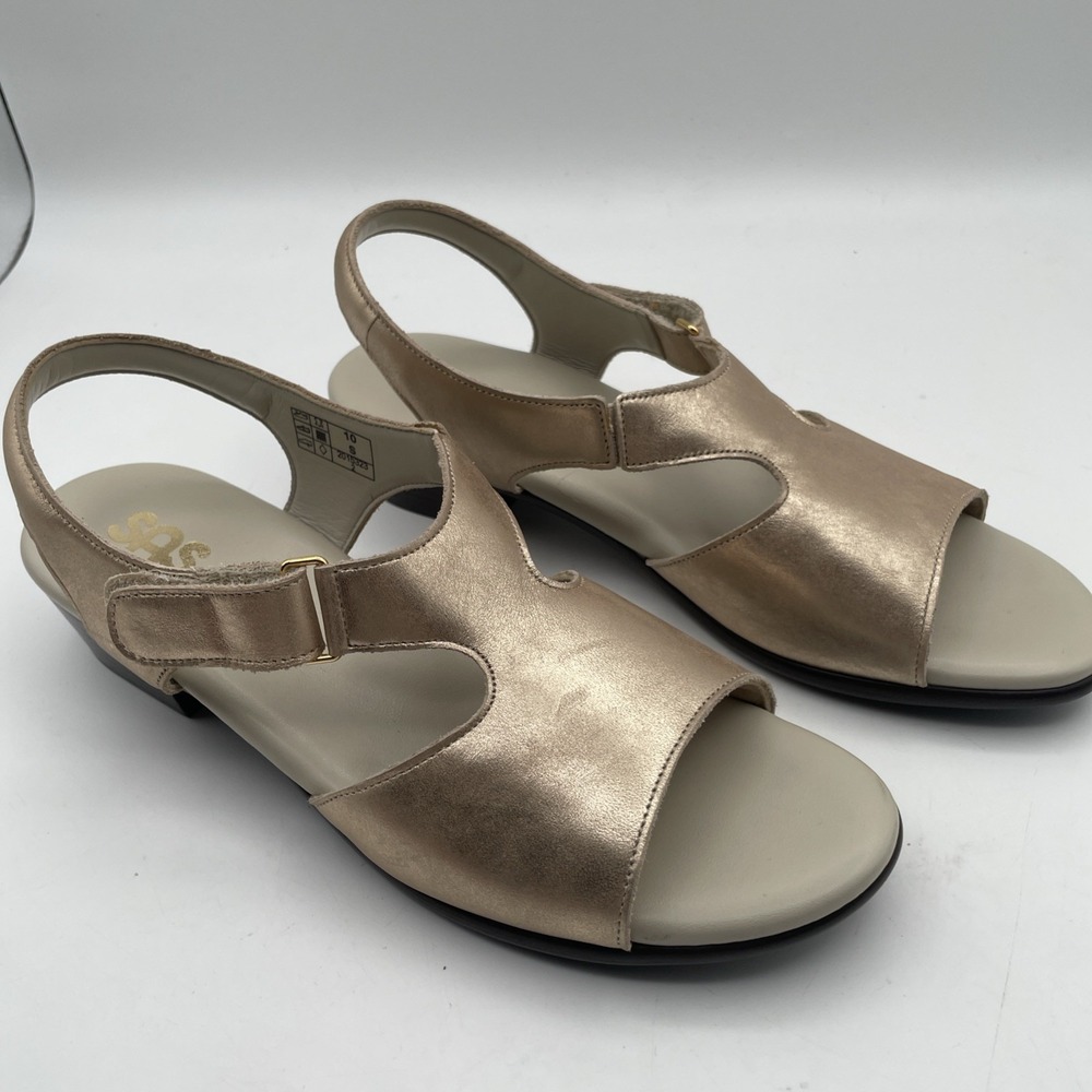 Gold SAS Tripad Comfort San Antonio‎ Shoes Size 10M Sandals